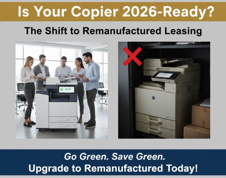 Is Your Copier 2026-Ready? The Shift to Remanufactured Leasing